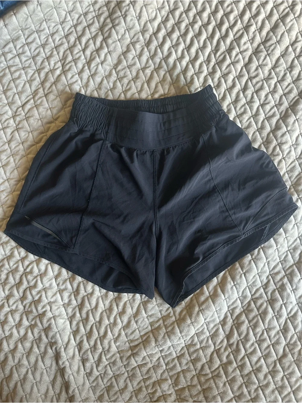 lululemon athletica Black High-Waist Athletic Shorts